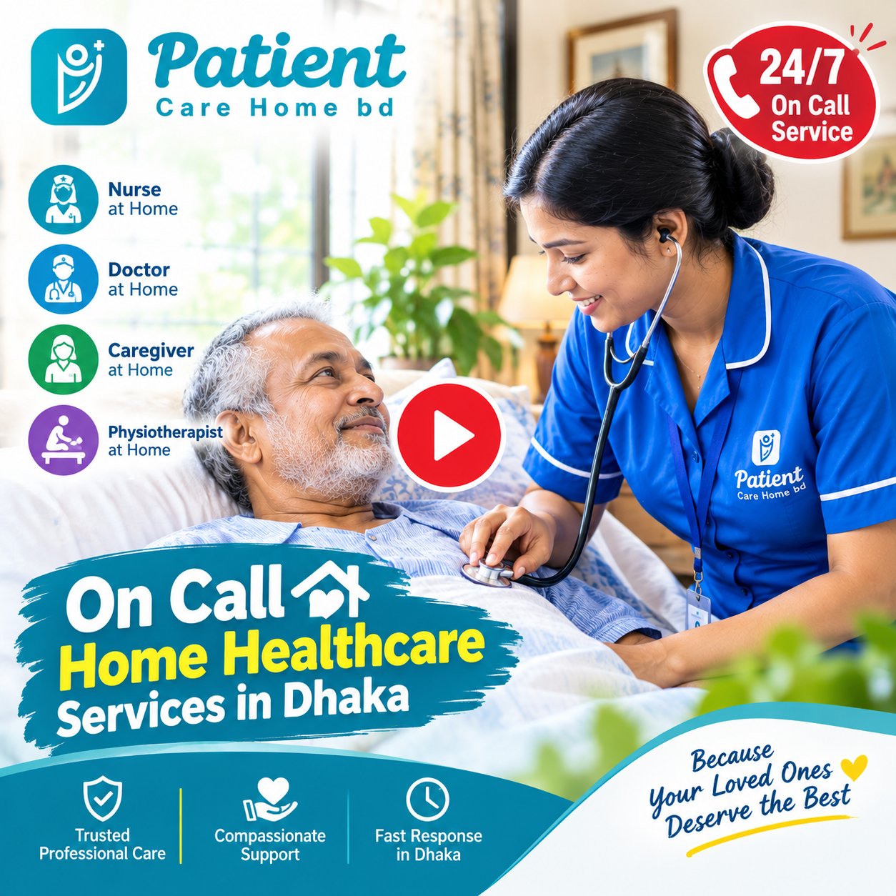 Watch How Our Nurses Ensure Safety & Comfort at Home